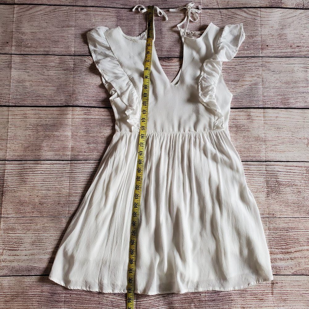For Love & Lemons White Mini Dress Off-Shoulder XS - Picture 11 of 11